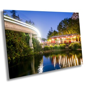 Disneyland Monorail Matterhorn Tomorrowland Print Canvas Acryl Metal Wall Art Home Decor