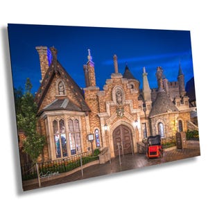 Mr Toads Wild Ride Disneyland Print - Fantasy Land Night Theme, Jim Haskell Photography - Ready to Hang, UV-Resistant Inks