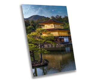 Kinkakuji Pavillion Temple Golden Temple Zen 1 Japan Photo Print Canvas Acrylic Metal