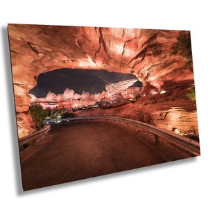 Cars Land Radiator Racers Disney California Adventure DCA Print Canvas Acrylic Metal Wall Art