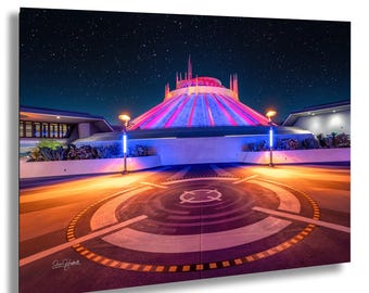 Impresión de Space Mountain Disneyland: Fotografía artística de Tomorrowland