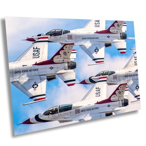 Thunderbirds US Air Force USAF 1 Photo Print Canvas Acrylic Metal