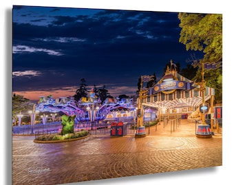 Impresión de Dumbo Ride Disneyland: Arte mural de Fantasyland