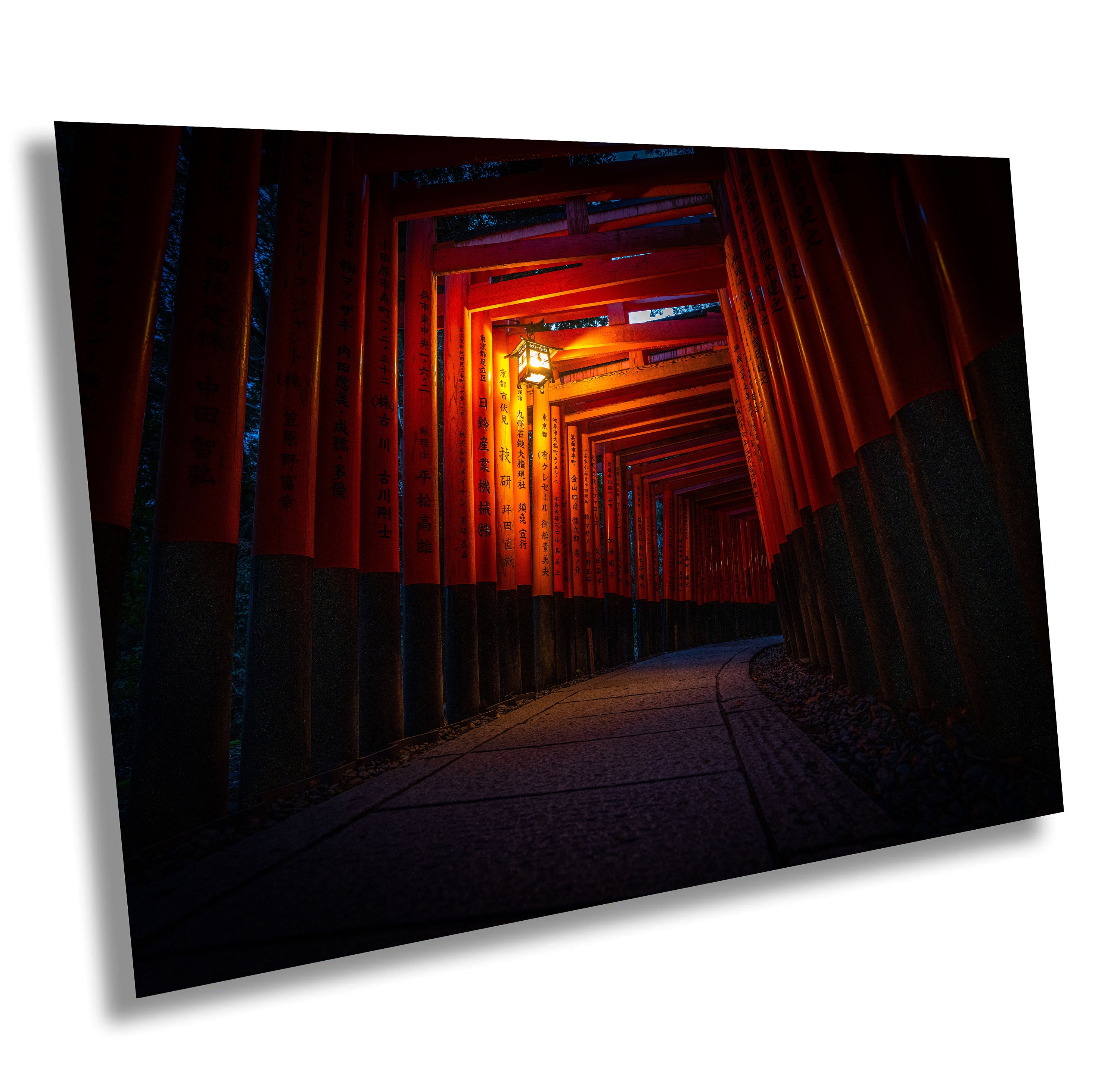 Torii Gates Kyoto Print, Fushimi Inari Shrine, Japanese Culture Kyoto Print Paper/Canvas/Acrylic/Metal