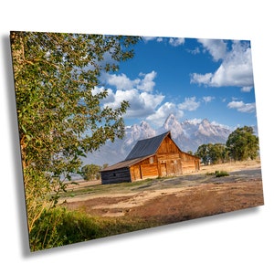 Moulton Barn Grand Teton National Park Jackson Hole Wyoming Druck Papier/Leinwand/Acryl/Metall