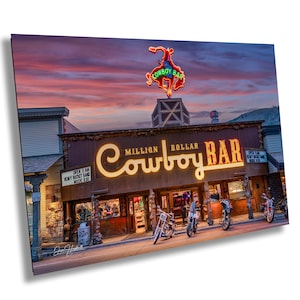 Million Dollar Cowboy Bar Jackson Hole Wyoming Print Paper/Canvas/Acrylic/Metal