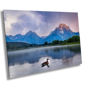 Oxbow Bend | Gelbstein | Grand Teton | Snake River - Druck Papier/Leinwand/Acryl/Metall