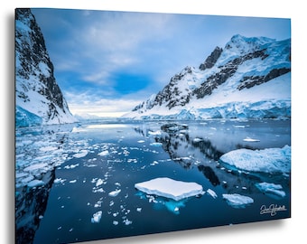Lemaire Channel Antarctica Print | Kodak Gap Wall Art | Antarctic Landscape Photography | Glacier & Iceberg Fine Art