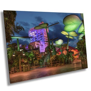 Bugs Land Tower of Terror Disney California Adventure Guardians DCA Stampa su tela Acrilico Metallo