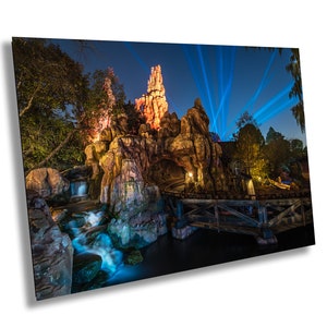 Big Thunder Mountain Railroad Frontierland Disneyland  Print Canvas Acrylic Metal Wall Art Home Decor