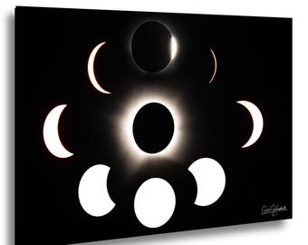 2026 Total Solar Eclipse Greenland, Solar Eclipse 2026 Photography, Totality Fine Art Print, Astronomy Wall Art