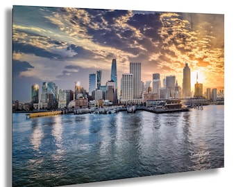 San Francisco Skyline Ferry Building Sunset Photo Print Canvas Acrylic Metal