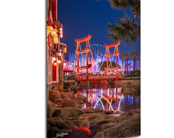 Impresión de San Francisco, Puente de Big Hero 6, Mundo de Color, Disney California Adventure