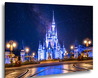 Cinderella Castle Print: Magical Night View (Disney Wall Decor)