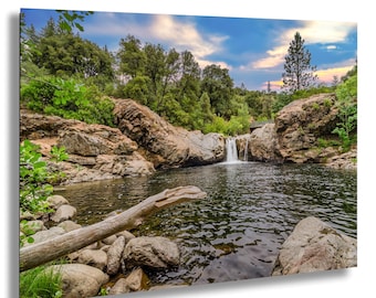 Rainbow Pools, Groveland, Bosque Nacional Stanislaus, Yosemite, Tuolumne, Cascada, Impresión