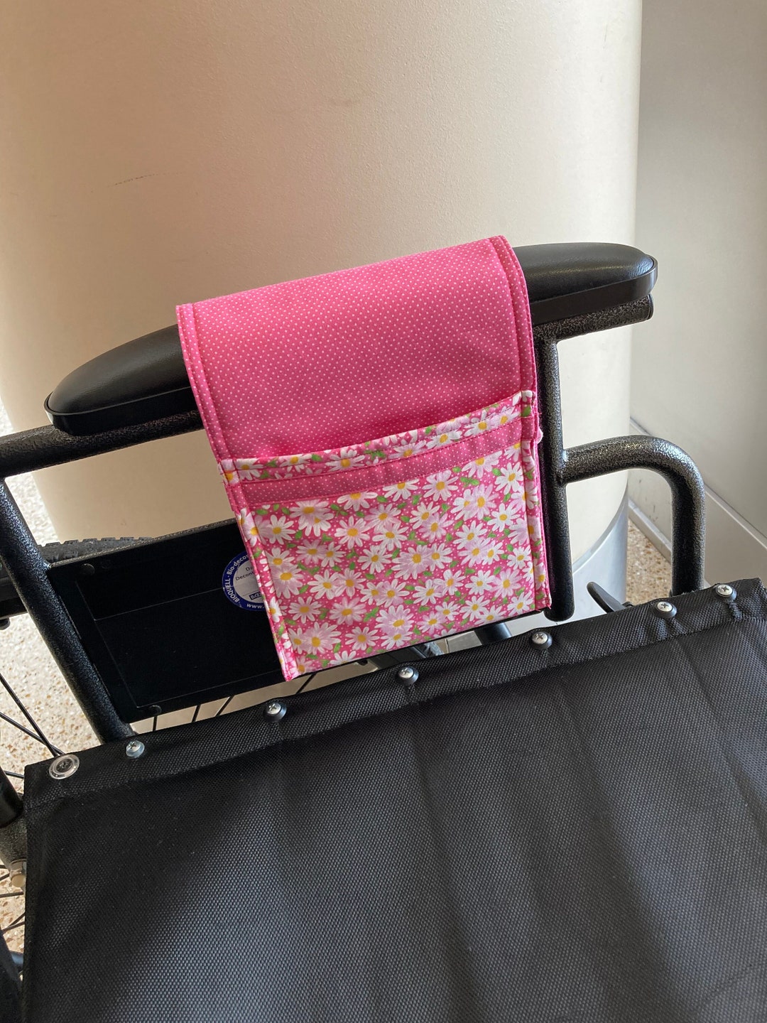 YIBEICO 1 Pair Wheelchair Push Rim Covers For Invacare Wheelchair Accessories, Rear Wheel Grips Cover,Non-Slip Wear-Resistant Hand Push Cover Wheelchair(Black, 22 In - View #3