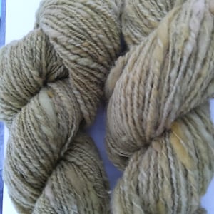 BOWMONT  Merino /ALPACA HANDSPUN natural dye yarn british rare breed fine supersoft