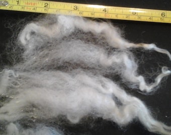 Masham Teeswater Cross Wool Locks, Soft Lustre Fiber for Spinning, Felting, Dolls Hair
