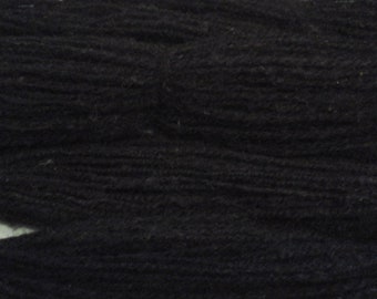 BLACK WELSH MOUNTAIN rare breed handspun yarn on rare breed watchlist