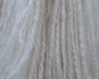 Shetland Handspun WHITE soft yarn  British rare breed