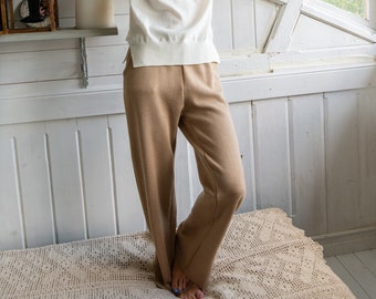 100% Merino Soft Pants | Wide Leg Comfy Trousers | Spring Wardrobe Must-Have