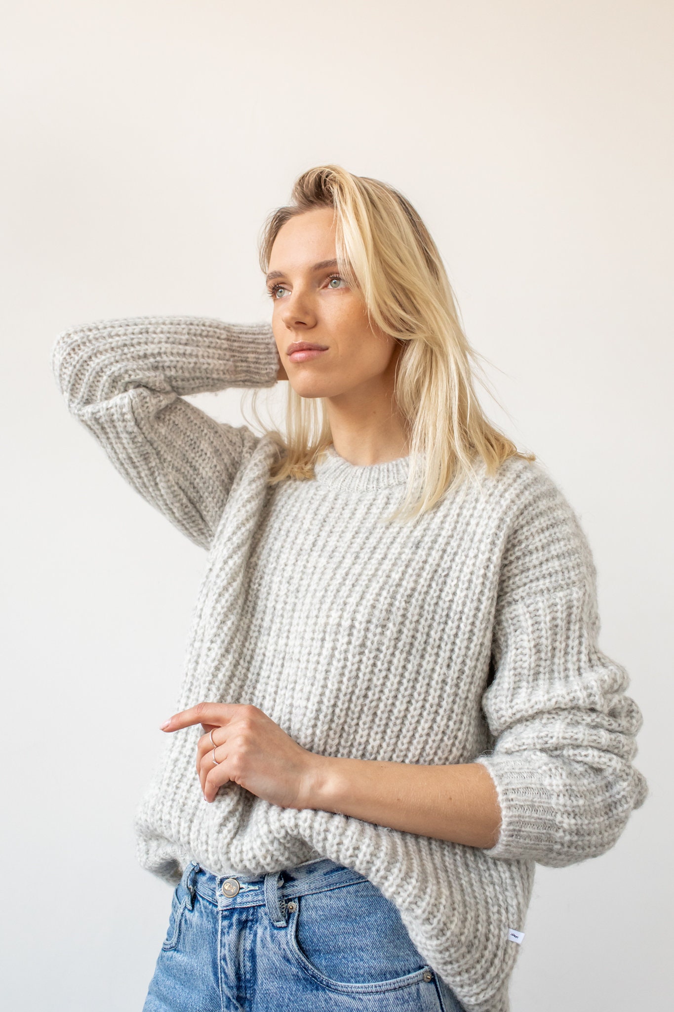 Unisex Sweater/ Knit Sweater Unisex/ Wool Sweater/ Alpaca | Etsy
