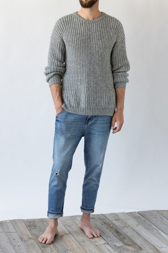 mens oversized jumpers uk