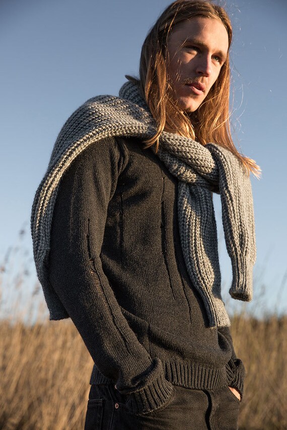 ripped jumper mens