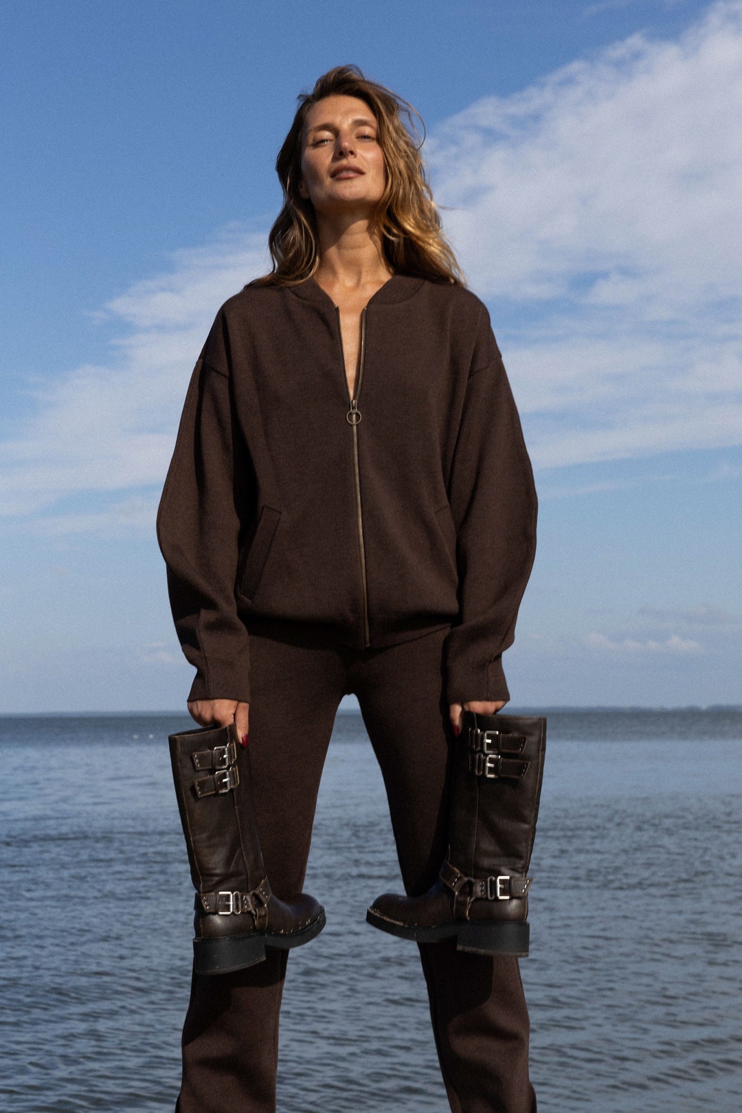 Merino Wool Bomper Jacket
