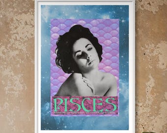 Pisces Limited Edition Zodiac Print