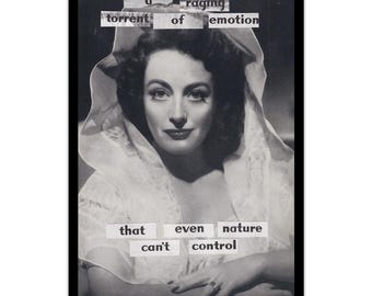 Joan! Limited Edition Joan Crawford Collage Print