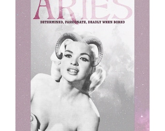 Aries Limited Edition Zodiac Print