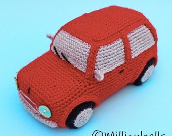 Amigurumi Classic Mini Cooper Inspired Car CROCHET PATTERN PDF Toy Home Decor Plush