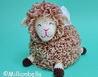 Sheep Tissue Holder PDF CROCHET PATTERN Home Decor Farm Animal Toy Box Cover Amigurumi