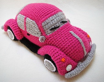 Amigurumi VW Beetle Volkswagen Inspired VW Bug Car Crochet Pattern PDF