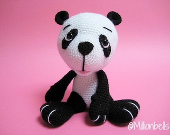 Amigurumi Baby Panda Bear PDF Crochet Pattern Toy Animal Cub