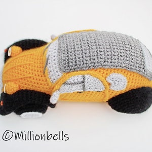 Amigurumi 2CV Inspired French Classic Car Crochet PATTERN PDF Dodoche image 6