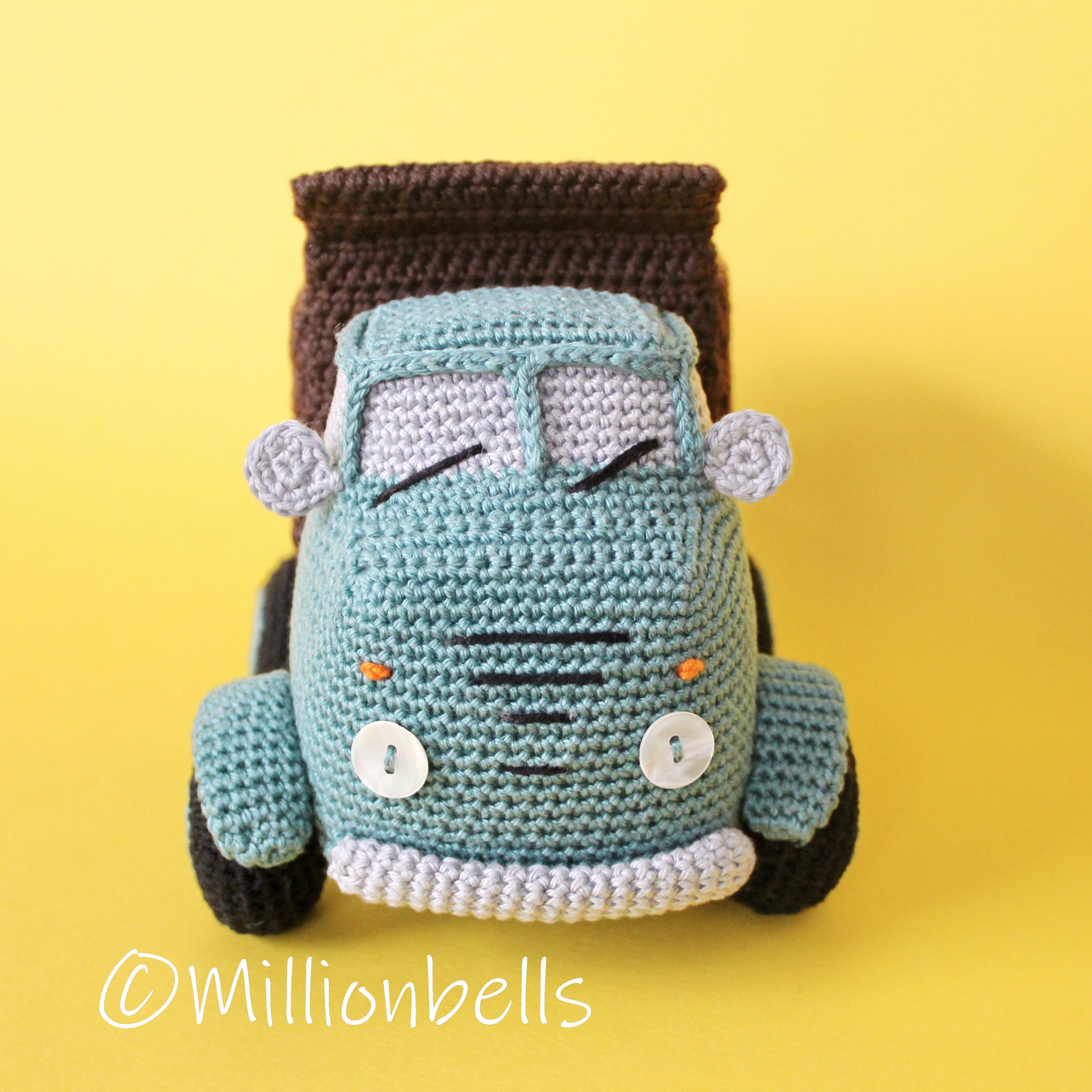 Amigurumi Dump Truck CROCHET PATTERN PDF Toy Vintage Classic Vehicle ...