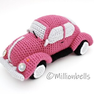 Amigurumi Beetle Bug Classic Retro Vintage Car Toy CROCHET PATTERN PDF image 5