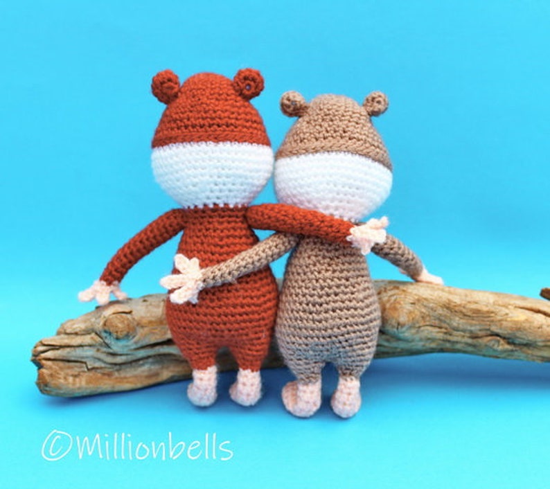 Haakpatroon Hamster Knuffel Dieren Haken Patroon PDF Knaagdier Etsy