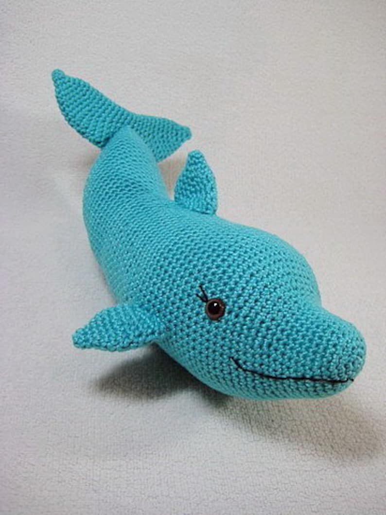 Dolphin Amigurumi Crochet PATTERN PDF Sea Animal Baby Gift Toy Etsy