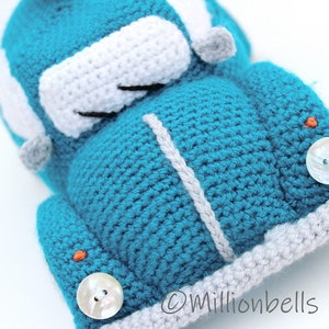 Tissue Holder Classic Beetle Crochet Pattern PDF Home Decor Vintage Retro Car image 6