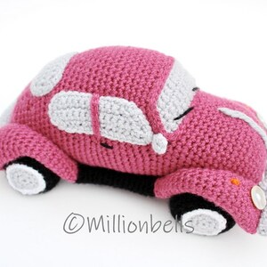 Amigurumi Beetle Bug Classic Retro Vintage Car Toy CROCHET PATTERN PDF image 10