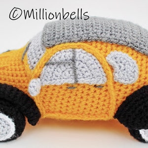 Amigurumi 2CV Inspired French Classic Car Crochet PATTERN PDF Dodoche image 8