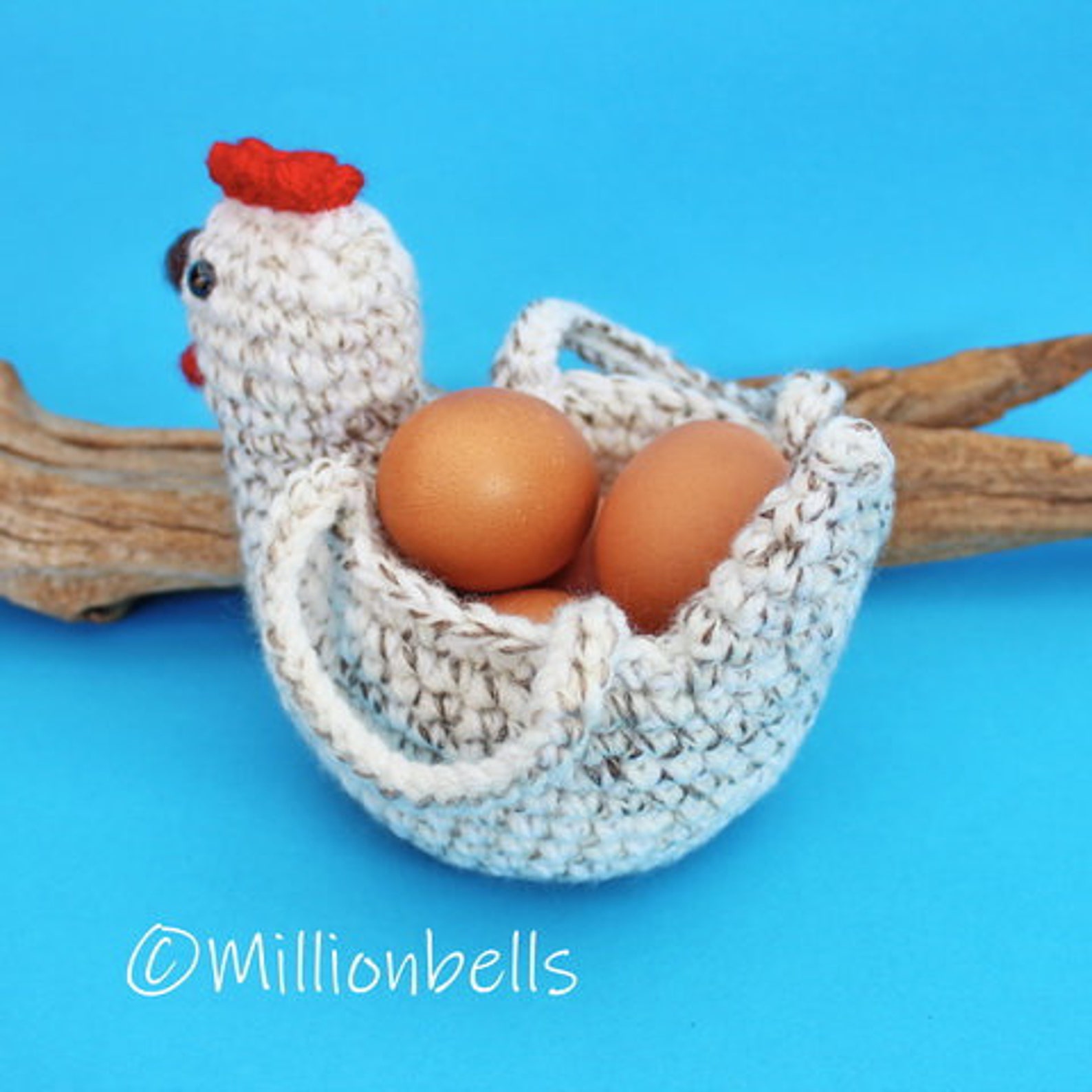 Chicken Egg Basket Bowl Easter Spring Amigurumi PDF Crochet Etsy
