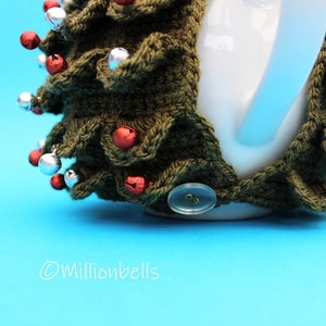 Tea Cosy Christmas Tree PDF CROCHET PATTERN Teacosy Xmas Kitchen Decoration image 6