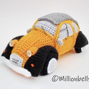 Amigurumi 2CV Inspired French Classic Car Crochet PATTERN PDF Dodoche image 4