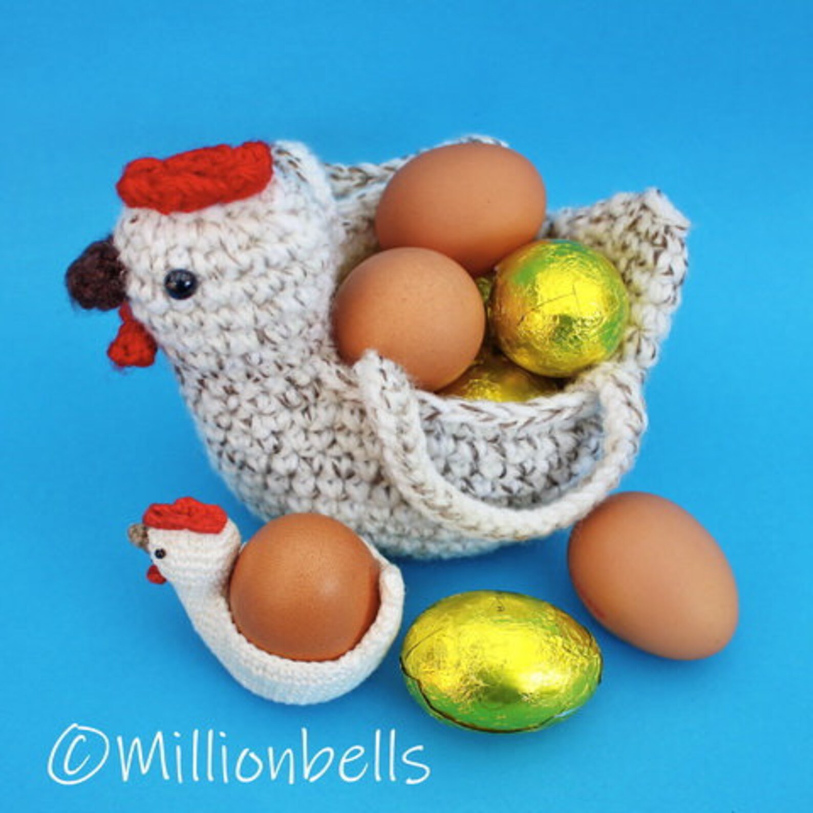 Chicken Egg Holder Cosy Easter Spring Amigurumi PDF Crochet Etsy