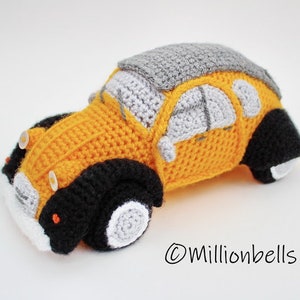 Amigurumi 2CV Inspired French Classic Car Crochet PATTERN PDF Dodoche image 10