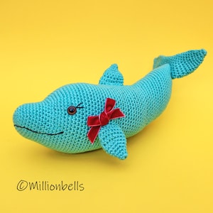 Dolphin Amigurumi CROCHET PATTERN PDF Sea Animal Baby Gift Soft Toy Plushie Fish
